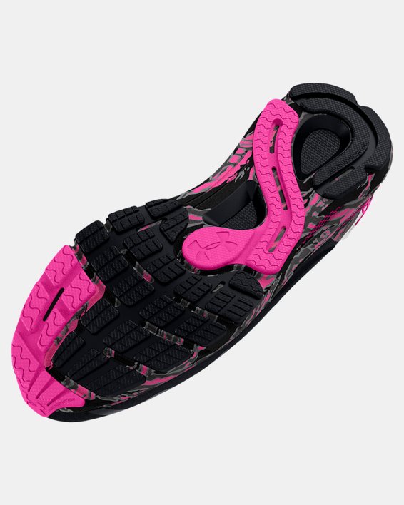 Women's UA HOVR™ Sonic 6 Camo Running Shoes, Black, pdpMainDesktop image number 4